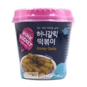 Токпокки со вкусом меда и чеснока Pink Rocket, Корея, 120 г
