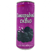 Сокосодержащий б/а напиток Виноград Сквиз Squeeze Lotte, Корея, 240 мл