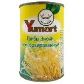 Консервированные грибы эноки Yumart, Китай, 400 г