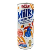 Напиток газированный безалкогольный Манго Милки Би Хэппи Milky Be Happy OKF, Корея, 250 мл