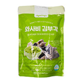 Снеки из морских водорослей с васаби в хрустящем кляре AlgaChips, Корея, 35 г