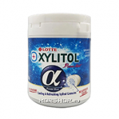 Жевательная резинка Сильная мята Alpha Xylitol Gum Power Mint Lotte, Корея, 86 г