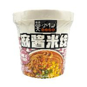 Лапша б/п рисовая с кунжутным соусом Mo Xiao Xian, Китай, 105 г. Срок до 20.08.2025.