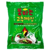 Лапша б/п с острым перцем Hot Pepper Jjajang Samyang, Корея, 136 г.