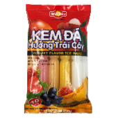 Жидкий фруктовый лед для заморозки фруктовое ассорти с йогуртом Kemda New Choice, Вьетнам, 450 г