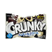 Шоколадное драже «Печенье и сливки» Crunky Lotte, Япония, 37 г