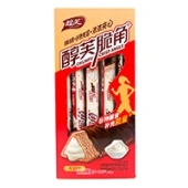 Печенье бисквитное хрустящее с молочной начинкой Crisp Angle Chun Fu, Китай, 22 г