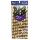 Массажная мочалка со льном (30*97 см) Gahwa, Корея