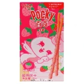 Палочки со вкусом клубничного молока Pocky Animals Glico, Китай, 35 г