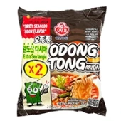 Лапша б/п острая со вкусом морепродуктов Odongtong Ottogi, Корея, 120 г. Срок до 04.11.2025.