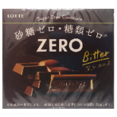 Горький шоколад без сахара Zero Bitter Lotte, Япония, 50 г