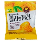 Мармелад с жидким центром Манго Jelly in Jelly Seoju, Корея, 26 г. Срок до 14.10.2025.