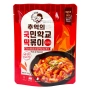 Рисовые палочки Токпокки с остро-сладким соусом (пауч) Tteokbokki Original (Hot & Sweet) for Pan-frying Cook-Tok, Корея, 135 г