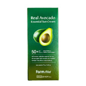 Солнцезащитный крем с экстрактом авокадо SPF 50+ Real Avocado Essential Sun Cream Farmstay, Корея, 70 мл