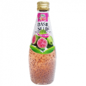 Фруктовый напиток с семенами базилика со вкусом гуавы Basil Seed Vinut, Вьетнам, 290 мл