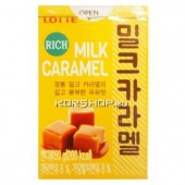 Молочная карамель Rich Milk Caramel Lotte, Корея, 50 г