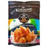Хрустящие мини пирожки Самоса с начинкой из бобов мунг Mini Samosa Kohinoor, Индия, 200 г