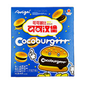 Печенье-сэндвич с шоколадным вкусом «Шокобургер» Aoligei, Китай, 48 г