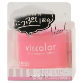 Гелевый ароматизатор воздуха для автомобиля Персик Peach and Kiss Viccolor Diax, Япония, 85 г