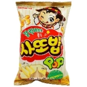 Кукурузные снэки с чесночным маслом Samyang, Корея, 52 г.