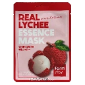 Тканевая маска с экстрактом личи Real Lychee Essence Mask FarmStay, Корея, 23 мл