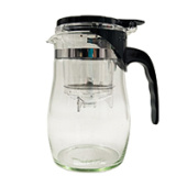 Стеклянный чайник с кнопкой Гунфу (кувшин), 600 мл