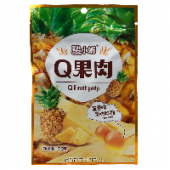 Мармелад со вкусом ананаса Q Fruit Pulp, Китай, 28 г