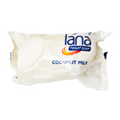 Увлажняющее туалетное мыло «Тропическая фантазия» (кокос и миндаль) Lana, Китай, 150 г