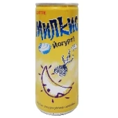 Напиток газированный Милкис Йогурт Lotte, Milkis Корея, 250 мл...