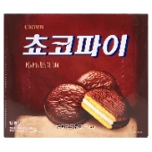 Пирожные в шоколадной глазури Choco Pie Crown, Корея, 420 г