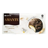 Пирожные глазированные со сливочной прослойкой Amante Lotte, 174 г Пирожные глазированные со сливочной прослойкой Amante Lotte, 174 г