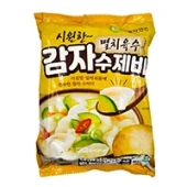 Корейский суп Суджеби со вкусом анчоусов с клёцками Iga, Корея, 184 г. Срок до 03.10.2025.