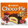 Прослоенное глазированное пирожное с клюквой Choco Pie Orion, 360 г.