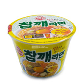 Лапша со вкусом жареного кунжута Чамке Рамен Оттоги/Ottogi, Корея, 110 г. Срок до 11.09.2025.