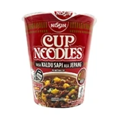 Лапша со вкусом говядины (стакан) Beef Cup Nissin, Индонезия, 66 г