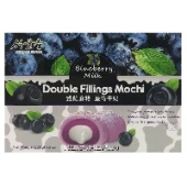 Моти &quot;Голубика с молоком&quot; Double Fillings Mochi Bamboo House, Тайвань, 180 г