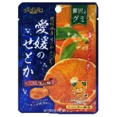 Жевательный мармелад Мандарин Эхимэ Ehima Setoka Mikan Gummy Senjaku, Япония, 34 г