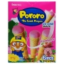Снэк в виде рожка со вкусом клубники Ice Con Pororo, Корея, 54 г