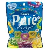 Жевательный мармелад со вкусом содовой (в форме колечек) Pure Kanro, Япония, 63 г