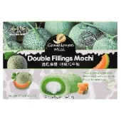 Моти со сливочно-дынной начинкой Double Fillings Bamboo House, Тайвань, 180 г