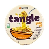 Паста б/п с чесночно-масляным соусом (чашка) Tangle Garlic Oil Pasta Big Bowl Samyang, Корея, 100 г