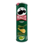 Чипсы со вкусом морской капусты и васаби Pringles, Китай, 110 г