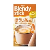 Растворимый зелёный чай Ходзича с молоком в стиках Blendy Stick AGF, Япония, 58,2 г (9,7 г х 6 шт.)