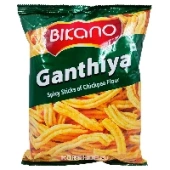 Индийская закуска из нутовой муки Ganthiya Bikano, Индия, 200 г