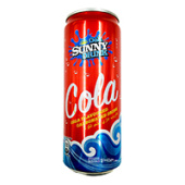 Газированный б/а напиток «Кола» Cola Ooh Sunny Drink, Малайзия, 325 мл