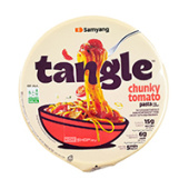 Паста б/п с густым томатным соусом (чашка) Tangle Churky Tomato Pasta Big Bowl Samyang, Корея, 105 г