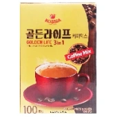 Растворимый кофейный напиток 3 в 1 Golden Life 100шт*12 г Kossia, Корея, 1200 г
