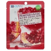 Тканевая 3D маска с экстрактом граната FoodaHolic, Корея, 23 г