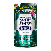 Жидкий кислородный отбеливатель-концентрат для цветного белья (с антибактериальным и противовирусным эффектом) Wide Haiter PRO (м/у) KAO, Япония, 450 мл