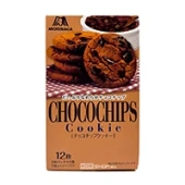 Печенье с кусочками шоколада Chocochips Cookie Morinaga, Япония, 111,6 г